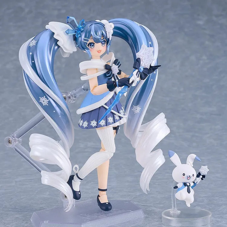 Vocaloid - Hatsune Miku - Rabbit Yukine - Figma (#669) - Snow, Crystal Snow Ver. (Good Smile Company) [Shop Exclusive]ㅤ – Good Smile Company – ActionFigure Brasil