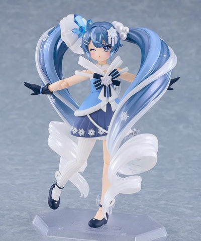 Vocaloid - Hatsune Miku - Rabbit Yukine - Figma (#669) - Snow, Crystal Snow Ver. (Good Smile Company) [Shop Exclusive]ㅤ – Good Smile Company – ActionFigure Brasil — com base expositora