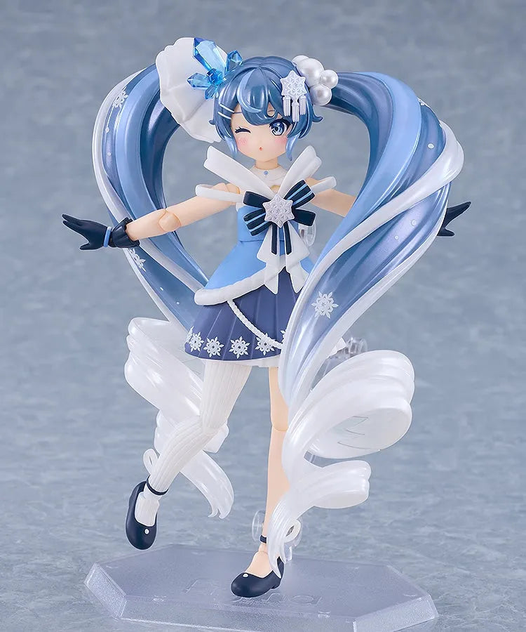 Vocaloid - Hatsune Miku - Rabbit Yukine - Figma (#669) - Snow, Crystal Snow Ver. (Good Smile Company) [Shop Exclusive]ㅤ – Good Smile Company – ActionFigure Brasil