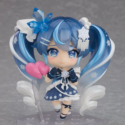Vocaloid - Hatsune Miku - Rabbit Yukine - Nendoroid #2643 - Snow, Crystal Snow Ver. (Good Smile Company) [Shop Exclusive]ㅤ – Good Smile Company – ActionFigure Brasil — com base expositora
