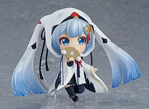 Vocaloid - Hatsune Miku - Rabbit Yukine - Nendoroid #850 - Snow 2018, Crane Priestess Ver.ㅤ – Good Smile Company – ActionFigure Brasil