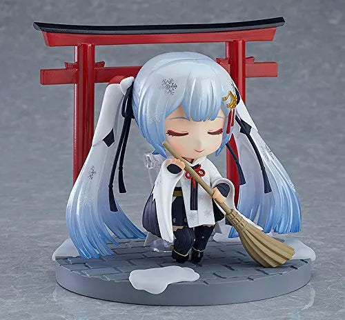 Vocaloid - Hatsune Miku - Rabbit Yukine - Nendoroid #850 - Snow 2018, Crane Priestess Ver.ㅤ – Good Smile Company – ActionFigure Brasil