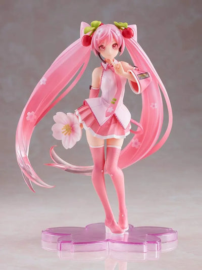 Vocaloid - Hatsune Miku - Sakura, 2021 Ver. (Taito)ㅤ – Taito – ActionFigureBrasil — ângulo diferente
