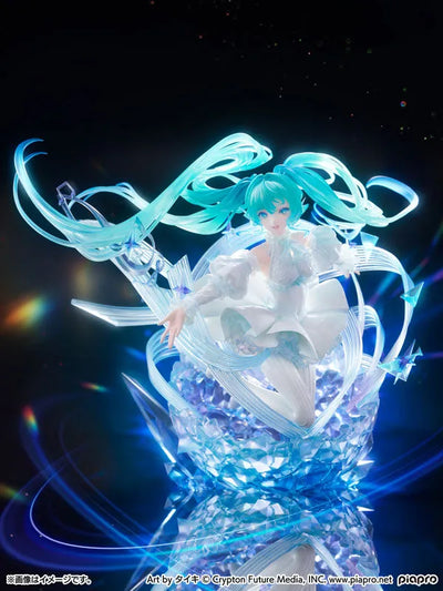 Vocaloid - Hatsune Miku - Shibuya Scramble Figure - 1/7 - Crystal Dress Ver. (CyberZ, eStream, Oriental Forest)ㅤ – CyberZ as ManufacturereStream as DistributorOriental Forest – ActionFigureBrasil — acessórios