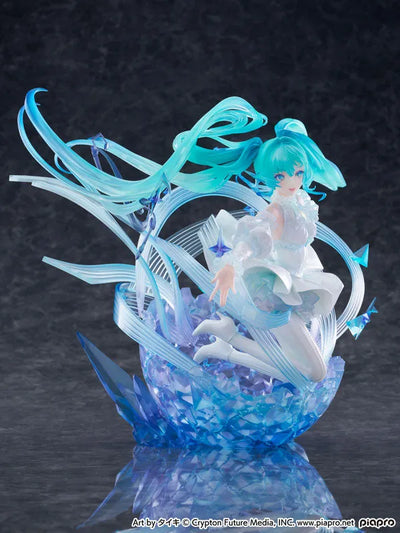 Vocaloid - Hatsune Miku - Shibuya Scramble Figure - 1/7 - Crystal Dress Ver. (CyberZ, eStream, Oriental Forest)ㅤ – CyberZ as ManufacturereStream as DistributorOriental Forest – ActionFigure Brasil — iluminação de estúdio