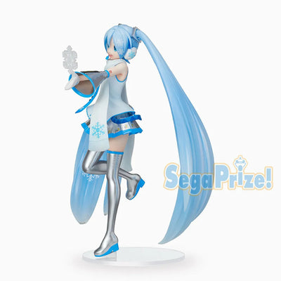 Vocaloid - Hatsune Miku - SPM Figure - Snow Miku Skytown Ver. (SEGA)ㅤ – Sega – ActionFigureBrasil — ângulo diferente