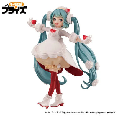 Vocaloid - Hatsune Miku - Sweet Sweets - Strawberry Shortcake (FuRyu)ㅤ – FuRyu – ActionFigure Brasil — ângulo diferente