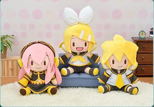 Vocaloid - Megurine Luka - Kagamine Rin - Kagamine Len - Fuwa Fuwa Mascot Vol.2 - Plush Setㅤ – Sega – ActionFigure Brasil