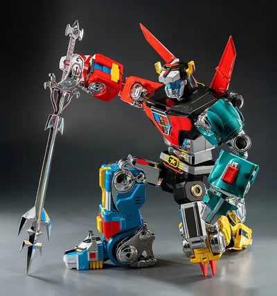 Voltron - Defender of the Universe - Robo-dou Voltron - Retro Toy Version (Threezero)ㅤ – ThreeZero – ActionFigureBrasil — com base expositora