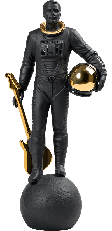 Walking on the Moon (Black & Gold) – Lladró – ActionFigure Brasil