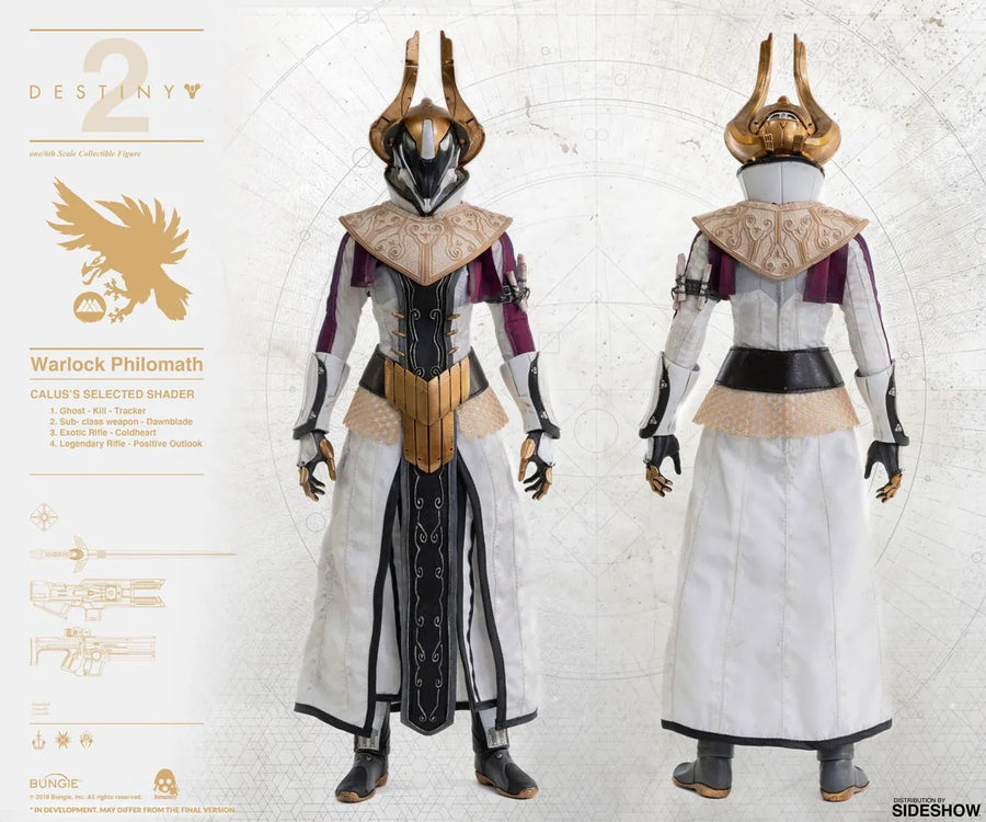 Warlock Philomath (Calus's Selected Shader) – Threezero – ActionFigure Brasil