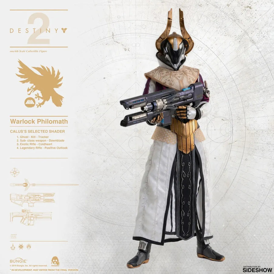 Warlock Philomath (Calus's Selected Shader) – Threezero – ActionFigure Brasil