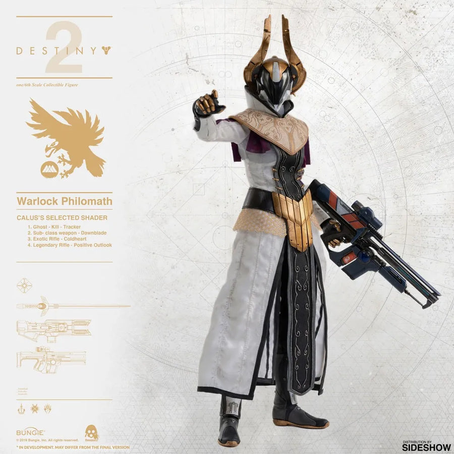 Warlock Philomath (Calus's Selected Shader) – Threezero – ActionFigure Brasil