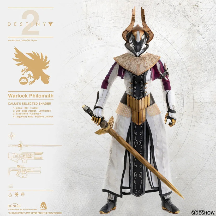 Warlock Philomath (Calus's Selected Shader) – Threezero – ActionFigure Brasil