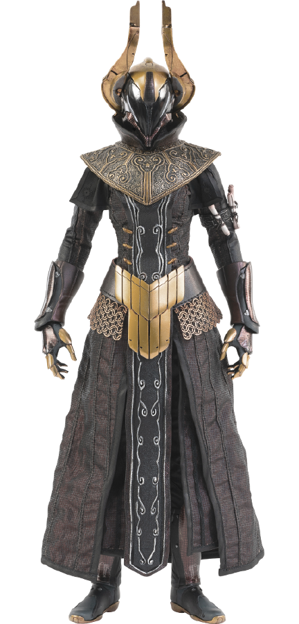 Warlock Philomath (Golden Trace Shader) – Threezero – ActionFigure Brasil