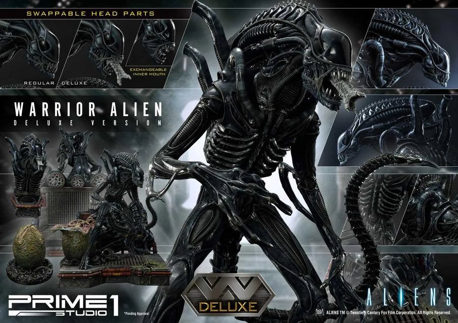 Warrior Alien (Deluxe Bonus Version) Aliens (Comics) – Prime1Studio – ActionFigure Brasil