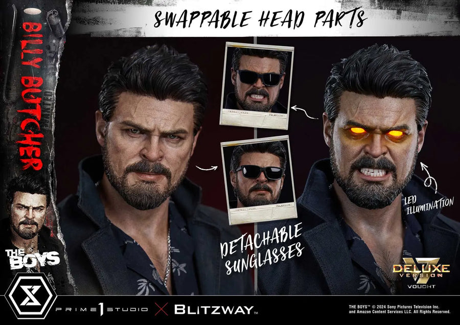 William Billy Butcher (Deluxe Version) The Boys – Prime1Studio – ActionFigure Brasil