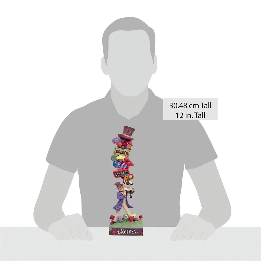 Willy Wonka with Stacked Icons – Enesco, LLC – ActionFigure Brasil