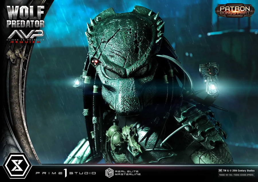 Wolf Predator (Deluxe Bonus Version) Aliens vs. Predator: Requiem – Prime1Studio – ActionFigure Brasil