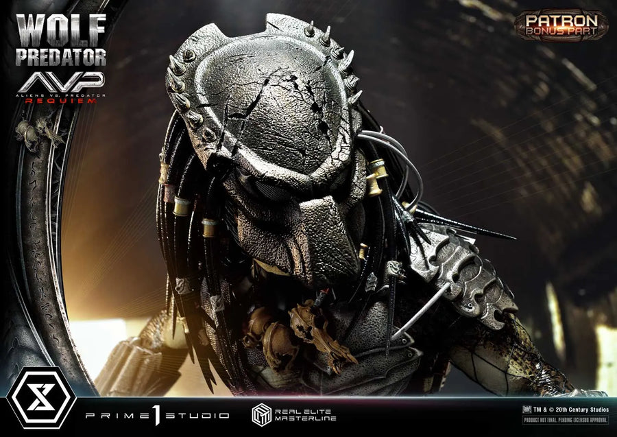 Wolf Predator (Deluxe Bonus Version) Aliens vs. Predator: Requiem – Prime1Studio – ActionFigure Brasil