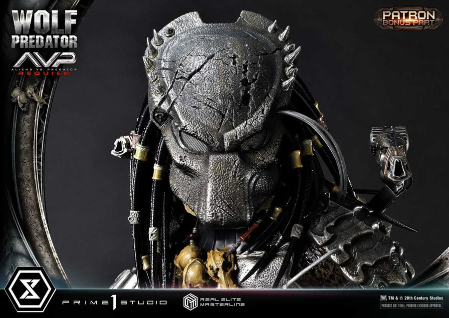 Wolf Predator (Deluxe Bonus Version) Aliens vs. Predator: Requiem – Prime1Studio – ActionFigure Brasil