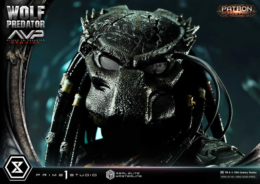 Wolf Predator (Deluxe Bonus Version) Aliens vs. Predator: Requiem – Prime1Studio – ActionFigure Brasil