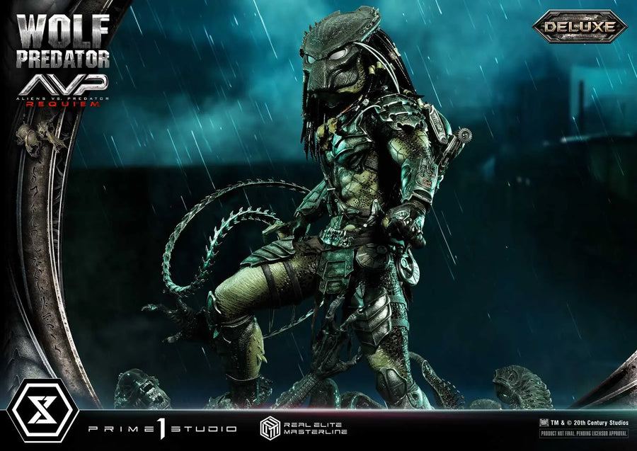 Wolf Predator (Deluxe Bonus Version) Aliens vs. Predator: Requiem – Prime1Studio – ActionFigure Brasil