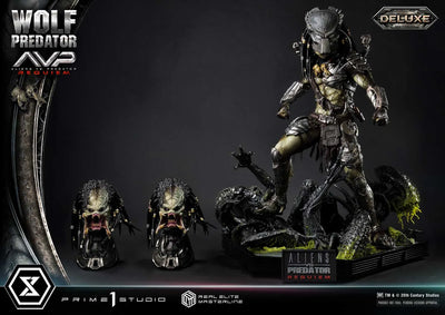 Wolf Predator (Deluxe Bonus Version) Aliens vs. Predator: Requiem – Prime1Studio – ActionFigure Brasil