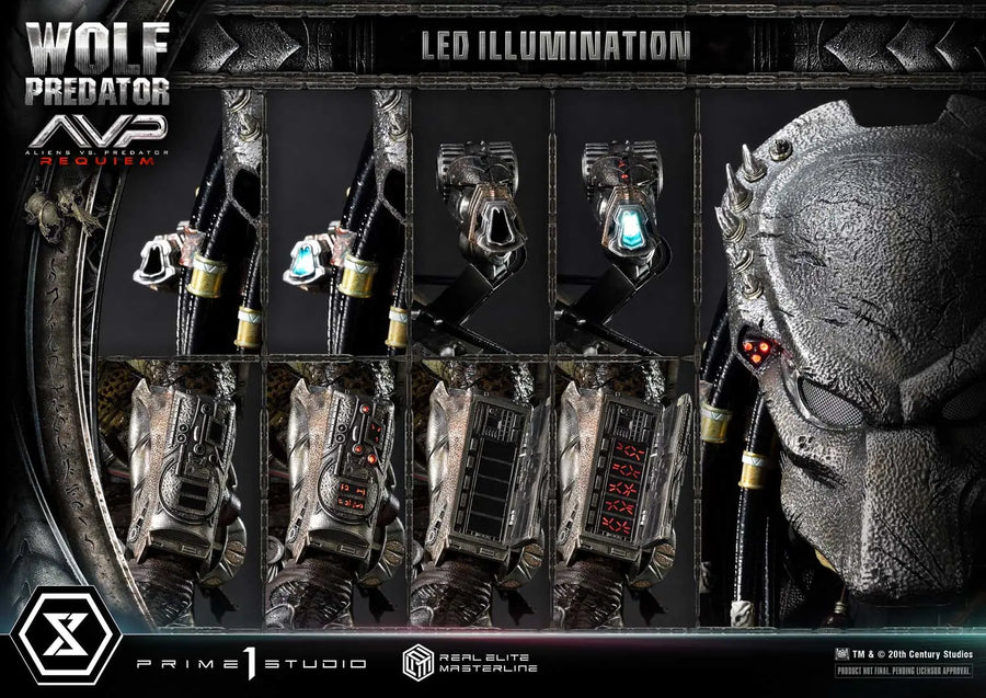 Wolf Predator (Regular Version) Aliens vs. Predator: Requiem – Prime1Studio – ActionFigure Brasil