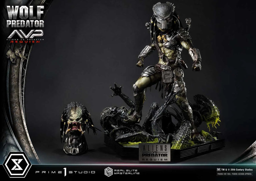 Wolf Predator (Regular Version) Aliens vs. Predator: Requiem – Prime1Studio – ActionFigure Brasil
