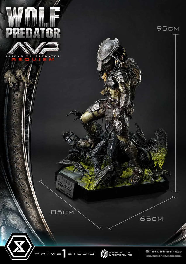 Wolf Predator (Regular Version) Aliens vs. Predator: Requiem – Prime1Studio – ActionFigure Brasil