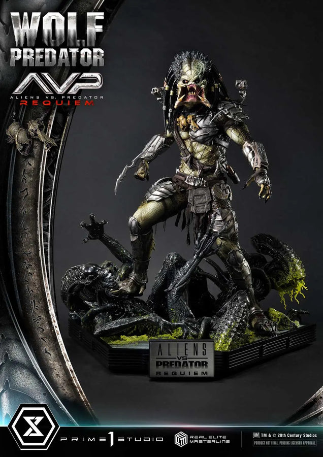 Wolf Predator (Regular Version) Aliens vs. Predator: Requiem – Prime1Studio – ActionFigure Brasil