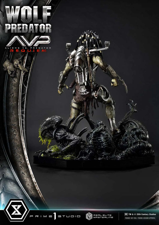 Wolf Predator (Regular Version) Aliens vs. Predator: Requiem – Prime1Studio – ActionFigure Brasil