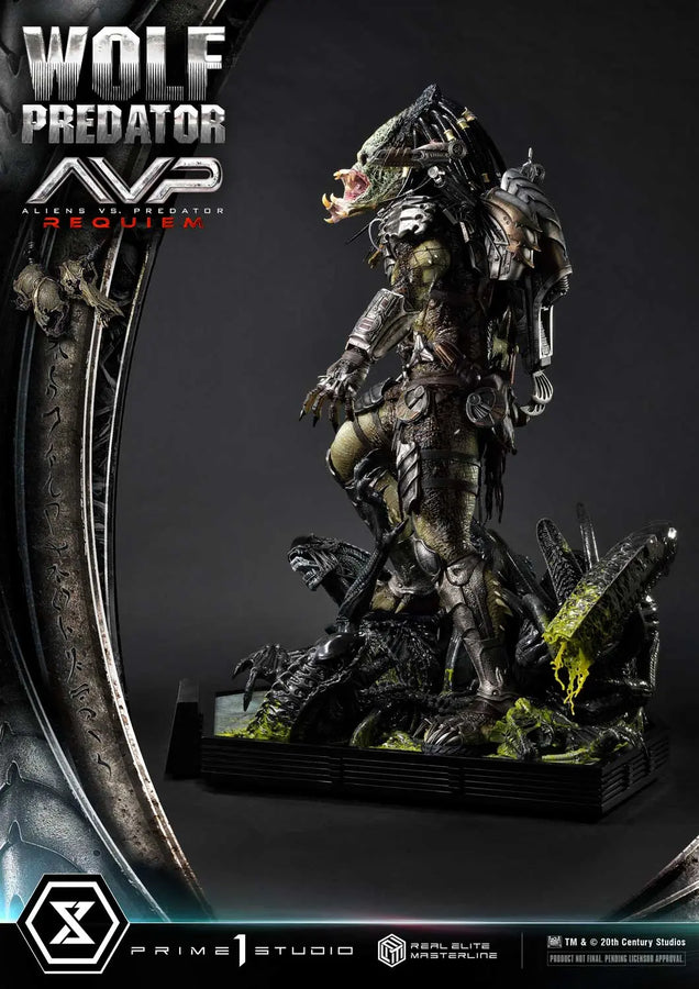 Wolf Predator (Regular Version) Aliens vs. Predator: Requiem – Prime1Studio – ActionFigure Brasil