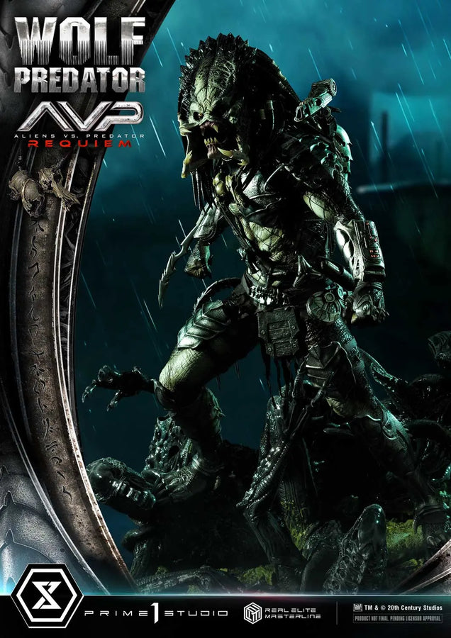 Wolf Predator (Regular Version) Aliens vs. Predator: Requiem – Prime1Studio – ActionFigure Brasil