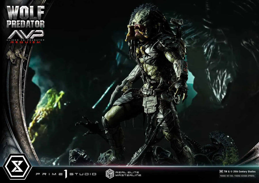 Wolf Predator (Regular Version) Aliens vs. Predator: Requiem – Prime1Studio – ActionFigure Brasil