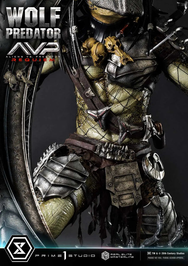 Wolf Predator (Regular Version) Aliens vs. Predator: Requiem – Prime1Studio – ActionFigure Brasil