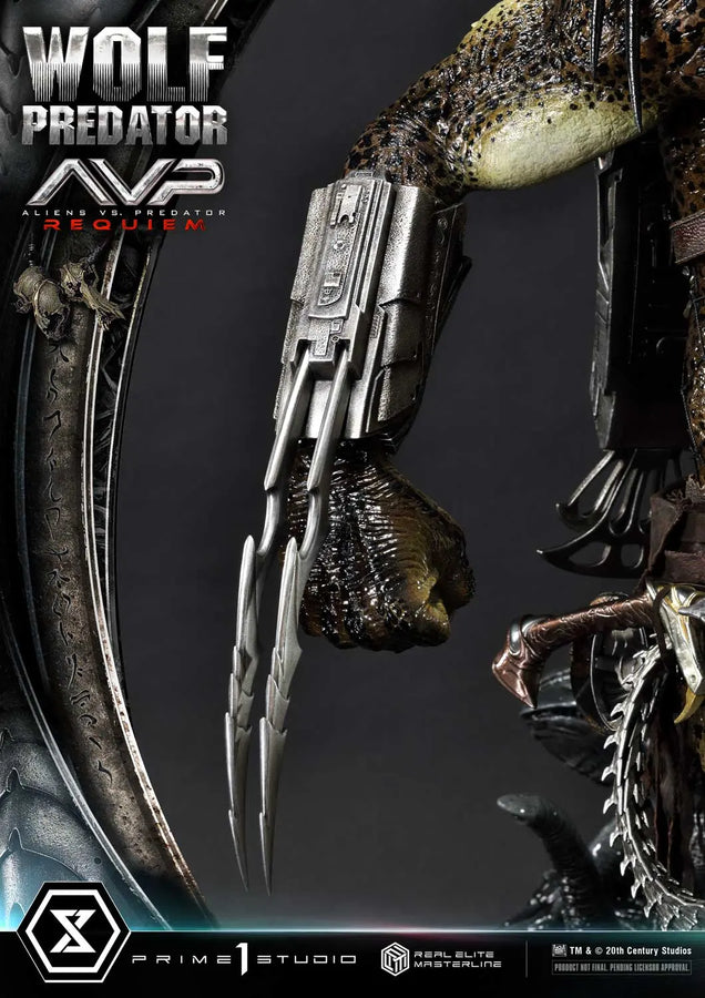 Wolf Predator (Regular Version) Aliens vs. Predator: Requiem – Prime1Studio – ActionFigure Brasil