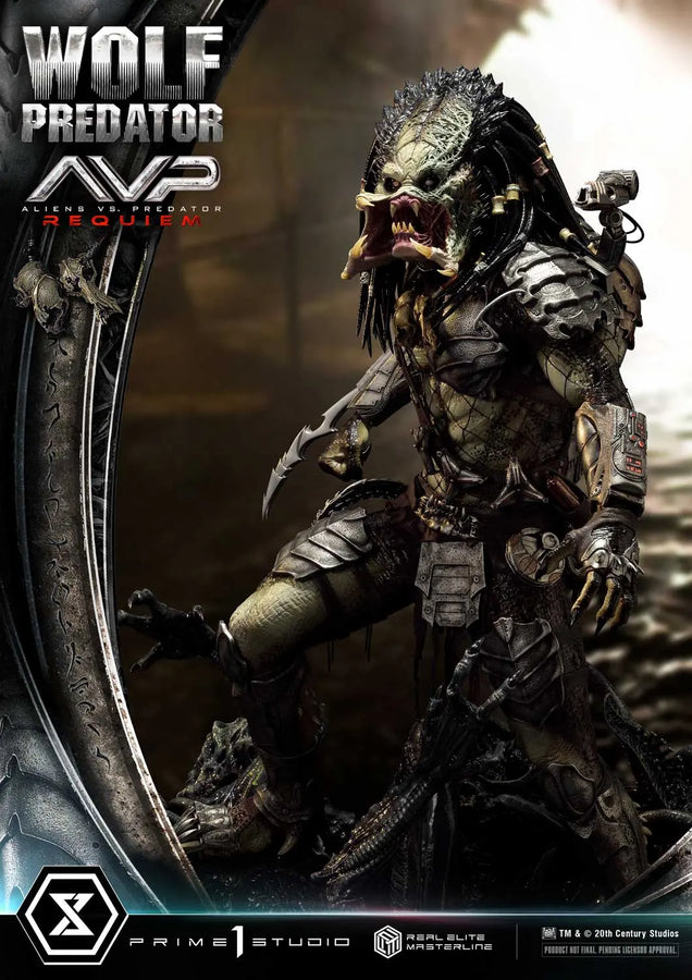 Wolf Predator (Regular Version) Aliens vs. Predator: Requiem – Prime1Studio – ActionFigure Brasil