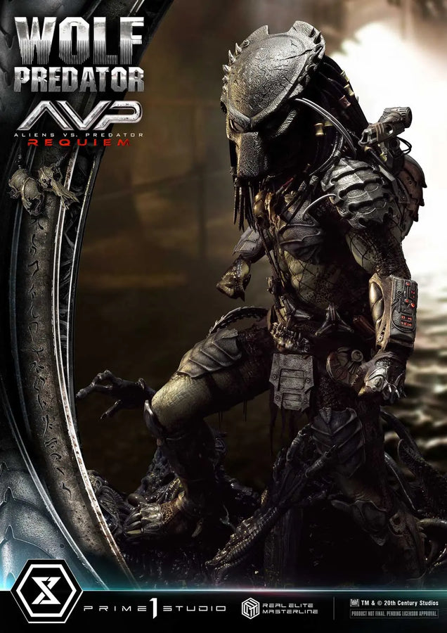 Wolf Predator (Regular Version) Aliens vs. Predator: Requiem – Prime1Studio – ActionFigure Brasil