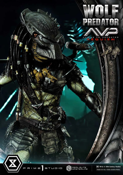 Wolf Predator (Regular Version) Aliens vs. Predator: Requiem – Prime1Studio – ActionFigure Brasil