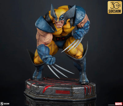 Wolverine: Berserker Rage - LIMITED EDITION: 1500 – Sideshow Collectibles – ActionFigure Brasil — com base expositora