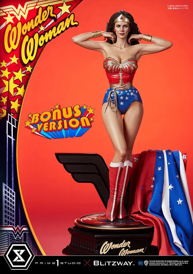 Wonder Woman (Bonus Version) - LIMITED EDITION: 1350 (Bonus Version) – Prime 1 Studio – ActionFigure Brasil — embalagem