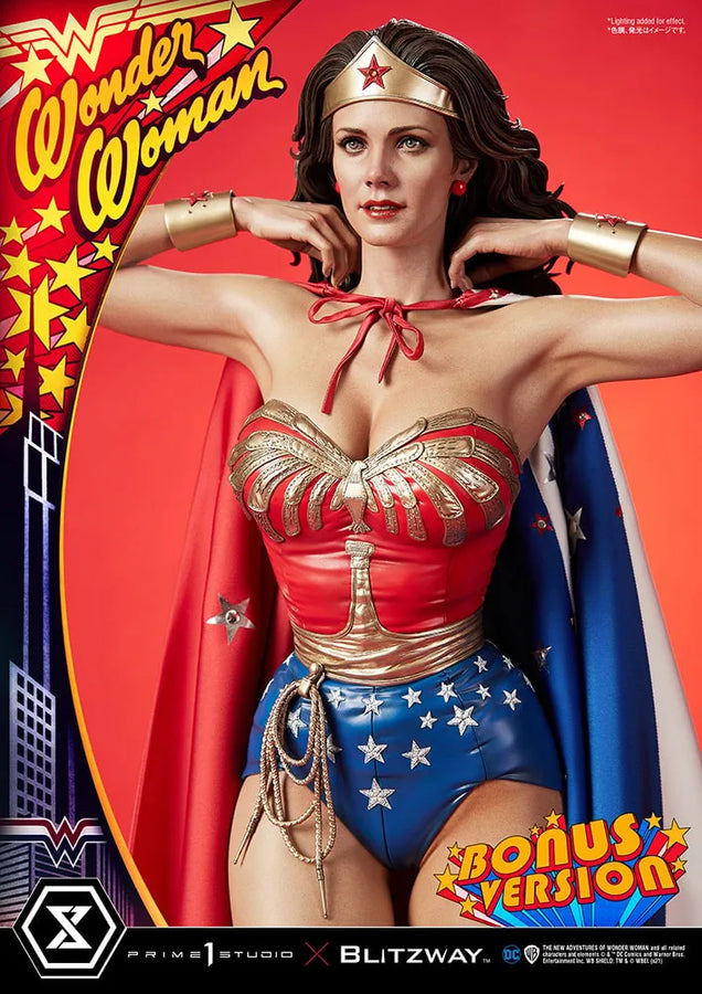 Wonder Woman (Bonus Version) - LIMITED EDITION: 1350 (Bonus Version) – Prime 1 Studio – ActionFigure Brasil — embalagem