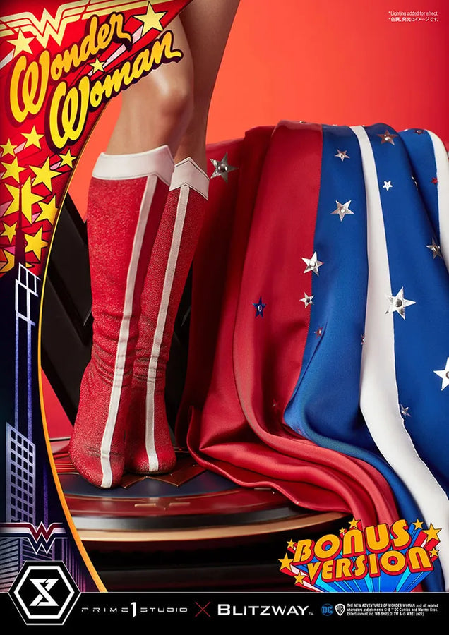 Wonder Woman (Bonus Version) - LIMITED EDITION: 1350 (Bonus Version) – Prime 1 Studio – ActionFigure Brasil — embalagem