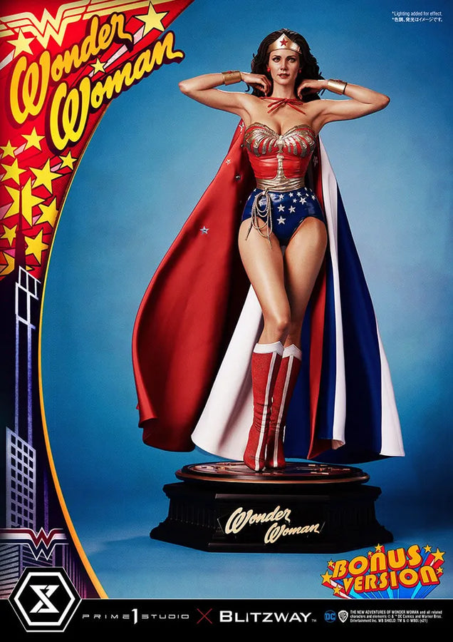 Wonder Woman (Bonus Version) - LIMITED EDITION: 1350 (Bonus Version) – Prime 1 Studio – ActionFigure Brasil — embalagem