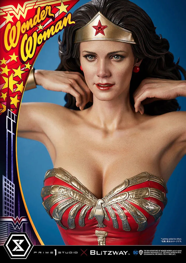 Wonder Woman (Bonus Version) - LIMITED EDITION: 1350 (Bonus Version) – Prime 1 Studio – ActionFigure Brasil — embalagem