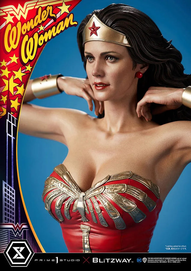 Wonder Woman (Bonus Version) - LIMITED EDITION: 1350 (Bonus Version) – Prime 1 Studio – ActionFigure Brasil — embalagem