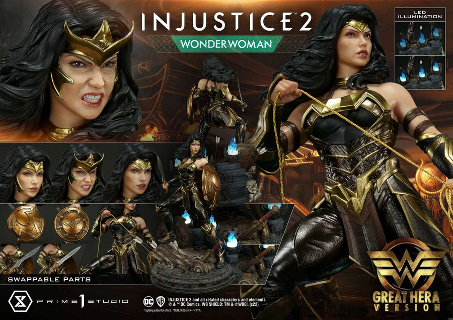 Wonder Woman (Great Hera Version) Injustice 2 – Prime1Studio – ActionFigure Brasil
