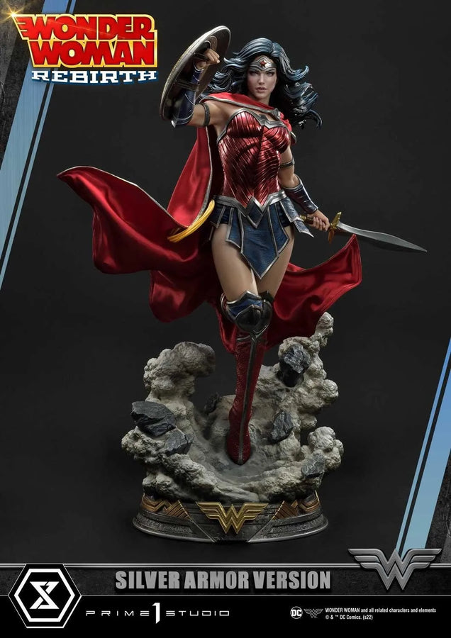 Wonder Woman (SILVER ARMOR Version) Wonder Woman (comics) – Prime1Studio – ActionFigure Brasil